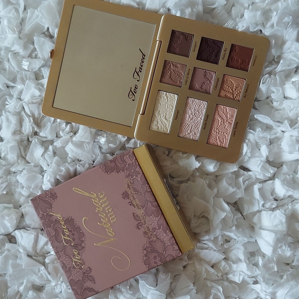 Infused 🥥 Too Faced Makeup palette (opened, swatched, not used thou)make offer